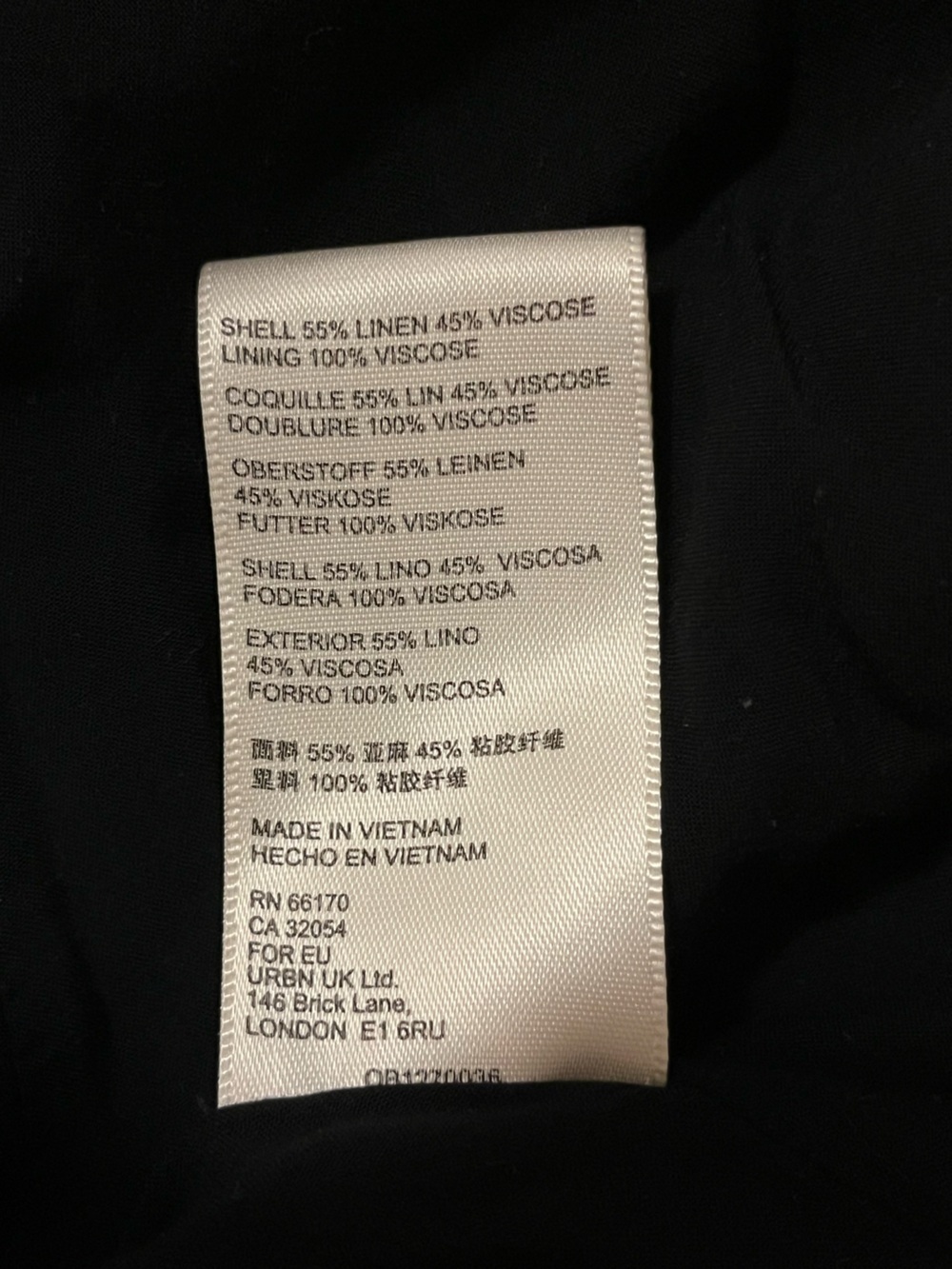 Free People The Perfect Sundress Black Linen Blend Button Front Halter — Size S - Picture 12 of 12